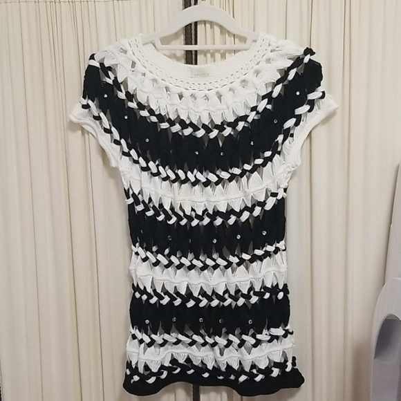 Chico's Pretty Rhinestone Top - Picture 2 of 5